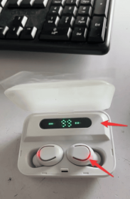 Multifunction Bluetooth Headset Binaural Movement Power Bank Phone Support (Option: White)