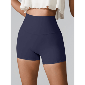 JupiterGear High-Waisted Shorts (Color: NAVY, size: S)